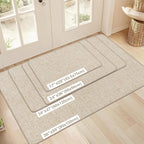 LEKEEPGO Ultra Thin Indoor Door Mat 17"x29", Low-Profile Door Mat Indoor - Image 2