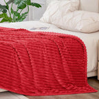BEDELITE Fleece Blanket Queen Size – 3D Ribbed Jacquard Soft and Warm - Image 6