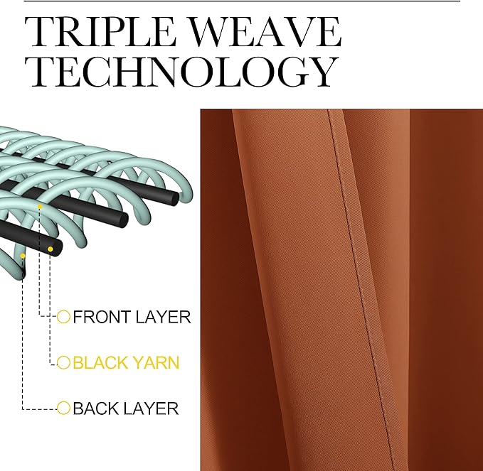 NICETOWN Blackout Halloween Draperies Curtains - Image 4