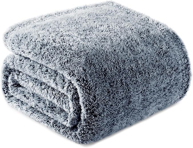 Exclusivo Mezcla Plush Fuzzy Fleece Throw Blanket Extra Large, Super Soft - Image 5