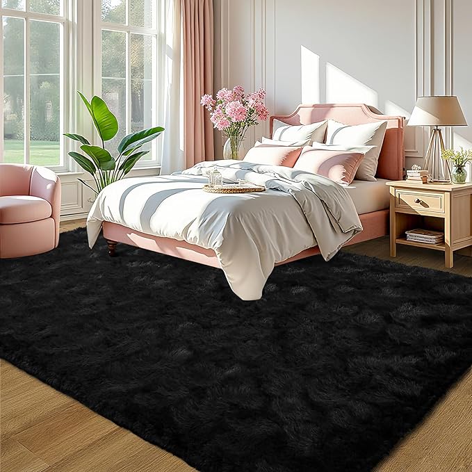 LOCHAS Ultra Soft Indoor Modern Area Rugs Fluffy Living Room Carpets - Image 2
