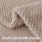Whale Flotilla Twin Size Fuzzy Fleece Blanket - Image 6