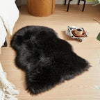 AMTOVO Faux Fur Rug, Fluffy Sheepskin Rug, Fuzzy Ultra Soft 2 x 3 ft Shag Rugs - Image 3
