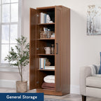 Sauder HomePlus Storage Cabinet/ Pantry cabinets, Sienna Oak finish