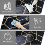 8x10 Fluffy Area Rugs for Living Room, Shag Area Rug for Bedroom, Geometric - Image 4