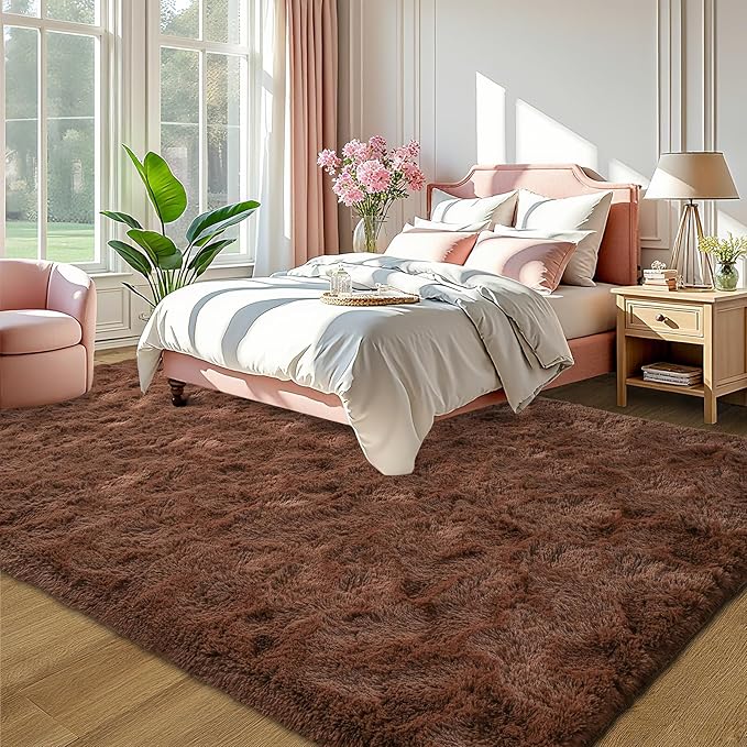 LOCHAS Ultra Soft Indoor Modern Area Rugs Fluffy Living Room Carpets - Image 2