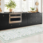Hazo Haus Washable Oushak 2x8 Bathroom Runner Rug - Image 3
