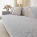 Soft Waterproof Chenille Cover Washable, Non Slip Sectional Sofa Covers by Aucrovee