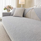 Soft Waterproof Chenille Cover Washable, Non Slip Sectional Sofa Covers by Aucrovee