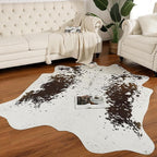 AROGAN Faux Cow Print Rug Large - Image 3