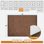 Mibao Front Door Mat, Dirt Trapper Welcome Mat - Image 2