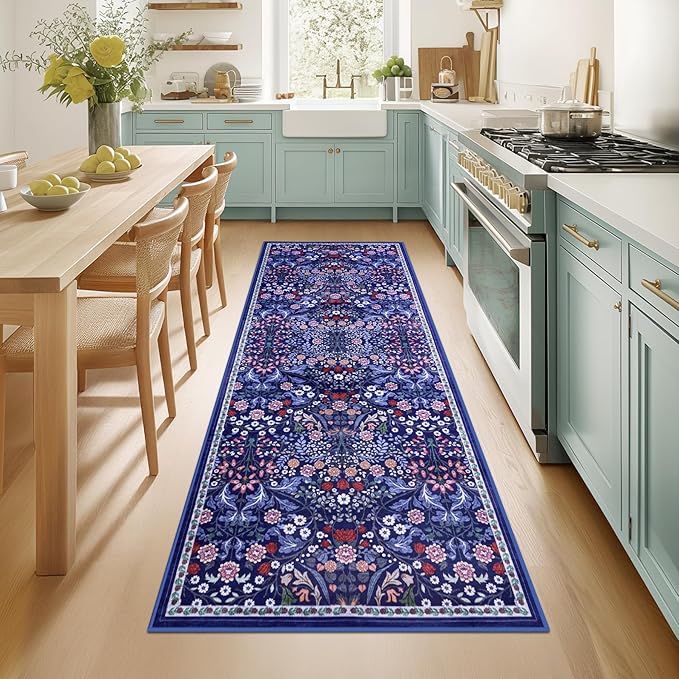 Runner Rug for Entryway: 2x6 Kitchen Rugs Non Slip Washable Ultra-Thin Soft by PLHXFRSoftAreaRugs
