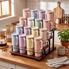 4-Tier Water Bottle Rack for 16 Stanley 40 oz Tumblers