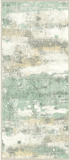 Runner Rug for Hallway Kitchen, Soft Modern Abstract Throw Rugs, Low Pile Floor - Image 5