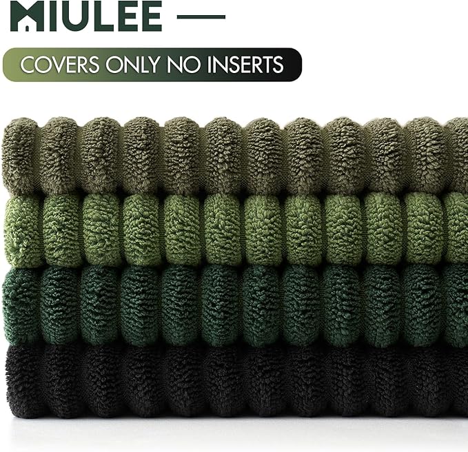 MIULEE Boho Farmhouse Throw Pillow Covers 18x18 Inch Set of 4 Mordern Neutral - Image 7