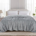 TOONOW Fleece Bed Blanket King Size 90x108 inches, Super Soft Fluffy Fuzzy by TOONOW