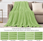 BEDELITE Fleece Blanket Twin Size – 3D Ribbed Jacquard Soft and Warm Decorative - Image 7