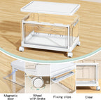 Kmiectse Clear Storage Bins with Lids - 4 Tier 23qt Plastic Stackable Bins