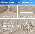 ZNSAYOTX 1 Piece Jacquard Couch Covers - Image 4