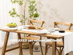 Vitalizart White Table Runner 14" x 120" Long Slub Texture Cotton Linen