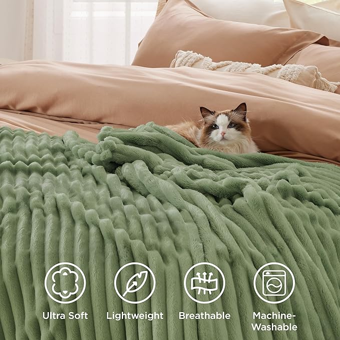 Bedsure GentleSoft Reseda Twin XL Blanket - Image 5
