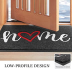 BeneathYourFeet Door Mat, Welcome Mat Low Profile Floor Mat Front Doormat - Image 3
