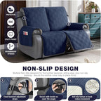 TAOCOCO 100% Waterproof Loveseat Recliner Cover, Non Slip Split Loveseat Covers - Image 4