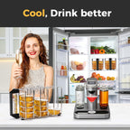 Cocktail Capsules Holder for Refrigerator,Storage for Bartesian Cocktail Capsule in Refrigerator , Hold Up to 30 Capsule Pods, 304 Stainless Steel