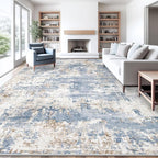 XLUEZ 10x12 Area Rug for Living Room, Washable Modern Abstract Large Area Rug by XLUEZ