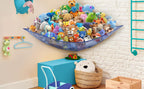Simple Houseware 2 Pack Stuffed Animal Toy Hammock Net, Dark Blue