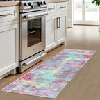 IOHOUZE Abstract Runner Rug 2x6 Ft Washable Runners - Image 2