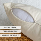 AVOIN colorlife Bless Our Home Farmhouse Eucalyptus Leaves Throw Pillow Covers - Image 7