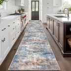 IOHOUZE Abstract Runner Rug 3x20 Ft Extra Long Washable Runners - Image 2