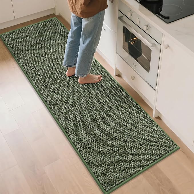 BEQHAUSE Kitchen Runner Rugs 24"x72", Non-Slip Kitchen Mats by BEQHAUSE