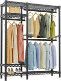 VIPEK V2 Heavy Duty Clothes Rack, Portable Metal Closet System, Black