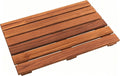 VaeFae Teak Shower Mat, Non-Slip Bath Mat, Luxury Spa Mat, Wooden Mat for Bathtub, 20 x 13 in
