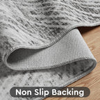 4x6 Rug Small Non Slip Area Rug Ultra Soft Machine Washable Low Pile Modern - Image 3