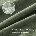 MIULEE 100% Blackout Linen Curtains - Image 3