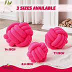 Uvvyui Knot Pillow Ball, Soft Home Decorative Pillows, Round Throw Pillow - Image 2