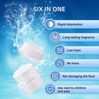 88PCS Lavender Floor Cleaning Solution Compatible with Tineco Vacuum Mop