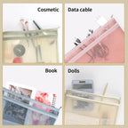 10 Pack Mesh Zipper Pouch Bags, A4 Toy Storage & Organization Bag