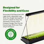 Seed Starting Grow Light - Full-Spectrum LED - Small