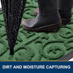 Smiry Welcome Door Mat Outside Entrance, Heavy Duty Trap Dirt and Moisture Easy - Image 3