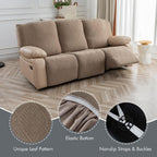 Waterproof Recliner Couch Cover Stretch Slipcover for Pets, 3 Seater
