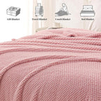 Whale Flotilla Twin Size Fuzzy Fleece Blanket - Image 8