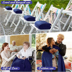 Buryeah 6 Pcs Flannel Throw Blanket Bulk 50 x 60 in Sleepover Blanket Outdoor - Image 5