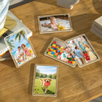 6 Pack Magnetic Picture Frame for Fridge, 4x6 Inch Acrylic Photo Frame