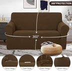 U-NICE HOME Loveseat Cover Stretch Couch Cover Sofa Cover Sofa Slipcover - Image 3