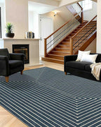 Latte&Fog 8x10 Area Rugs for Living Room, Large Modern Abstract Washable Rug - Image 2