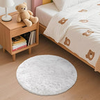 OLANLY White Round Rugs for Bedroom - Image 3